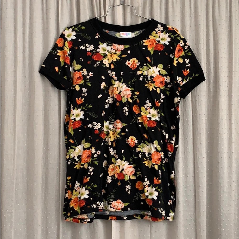 LulaRoe floral tee